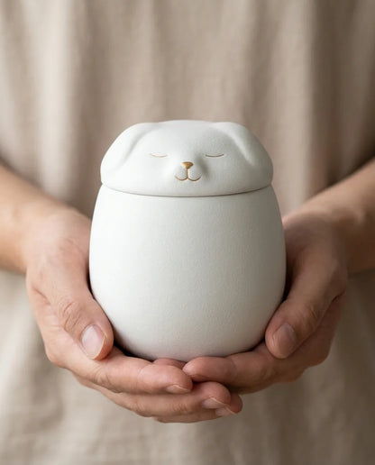 Ceramic Dog Urn