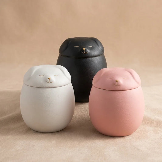 Ceramic Dog Urn