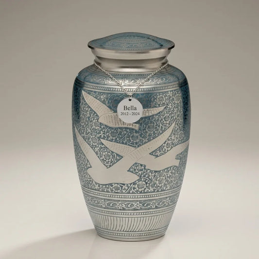 Celestial Doves Urn
