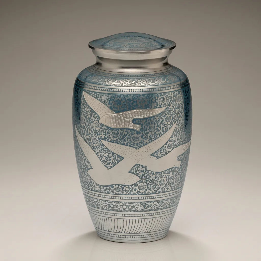 Celestial Doves Urn
