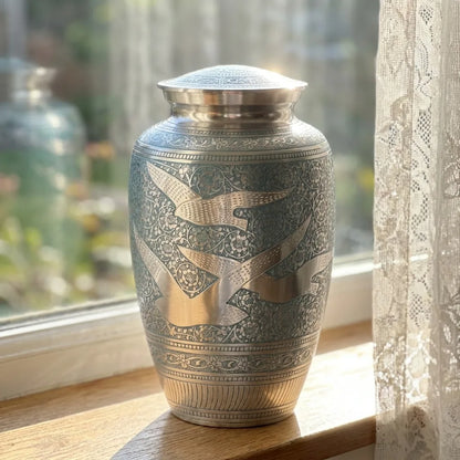 Celestial Doves Urn