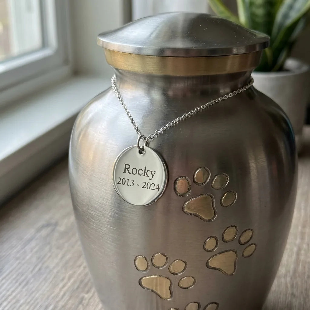 Paw Print Urn
