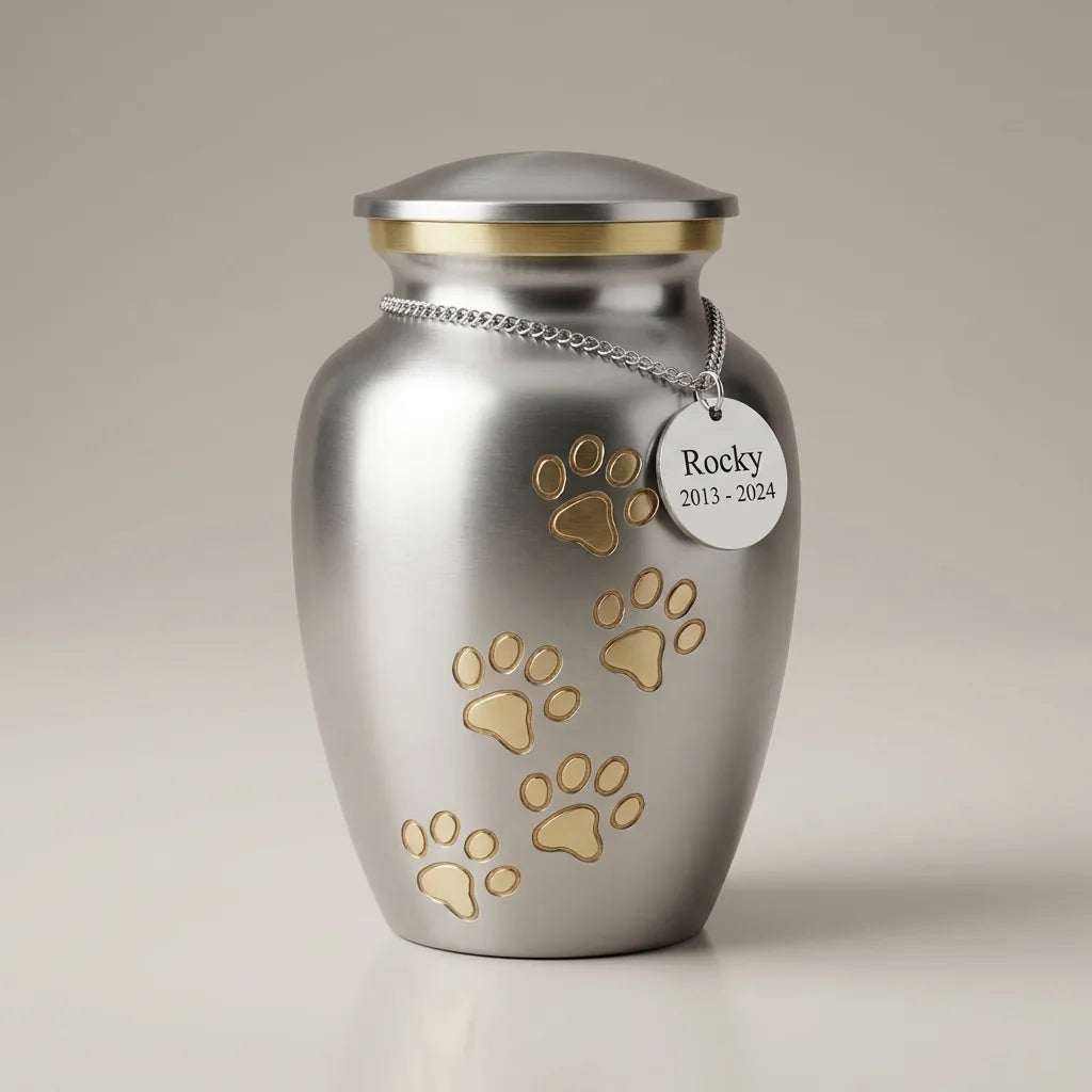 Paw Print Urn