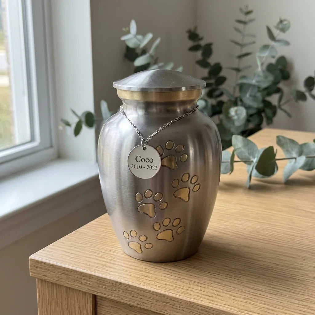 Paw Print Urn